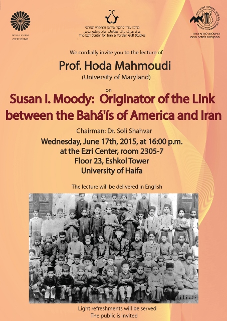 Read more about the article “Susan I. Moody: Originator of the Link between the Baha’is of America and Iran”